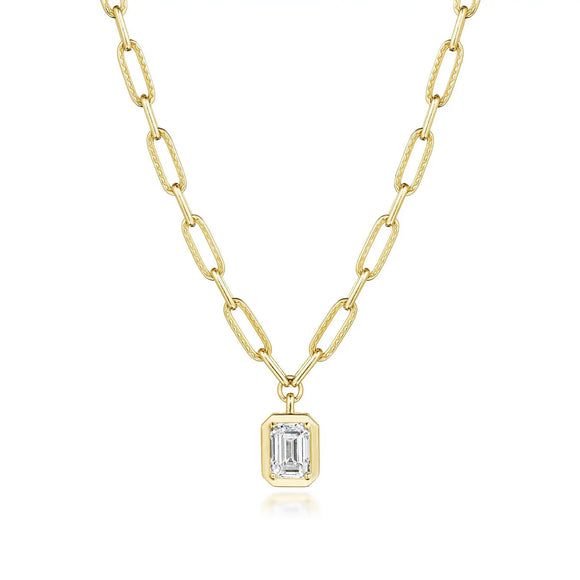 Tacori Petite Diamond Link Pendant Necklace