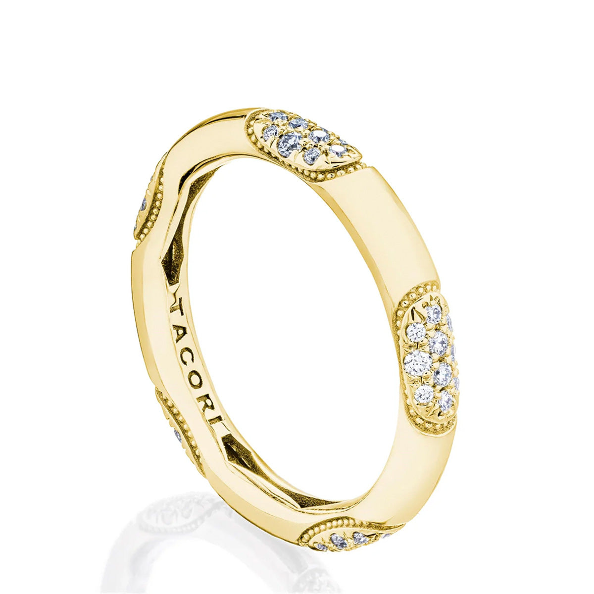 Tacori Sculpted Crescent High Polish Band