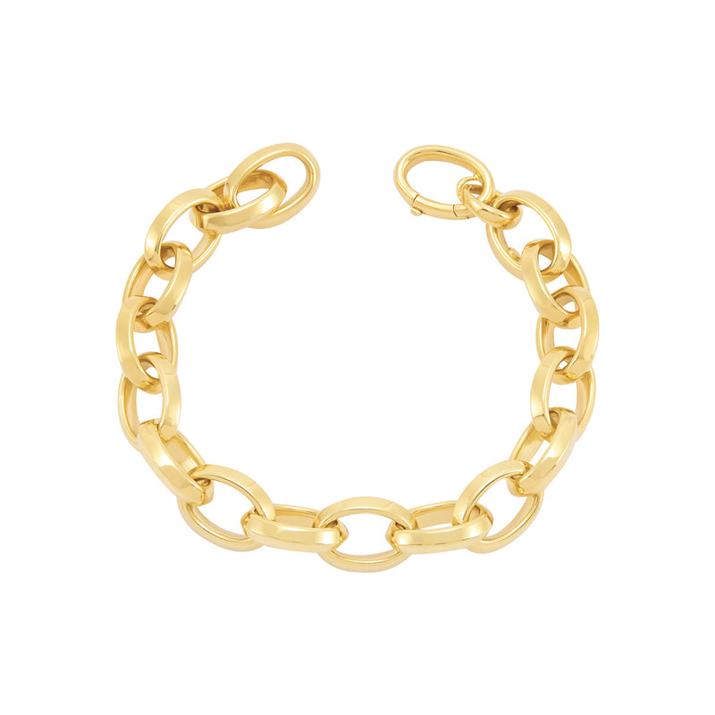 Topper Italia Gold Oval Link Bracelet