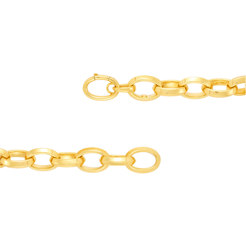 Topper Italia Gold Oval Link Bracelet