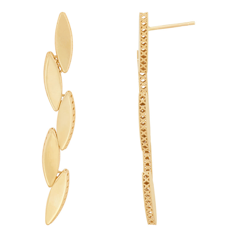 Topper Italia Gold Drop Earrings