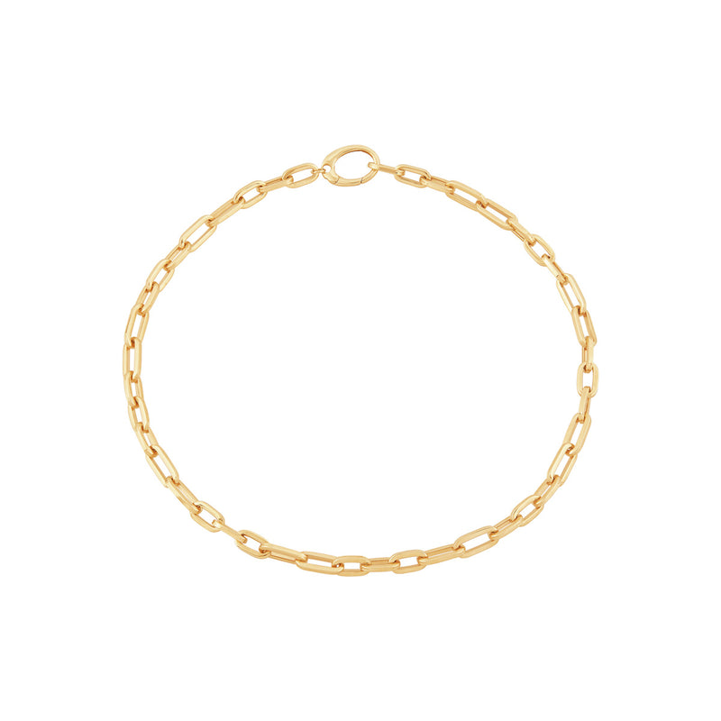 Topper Italia Gold Oval Link Bracelet