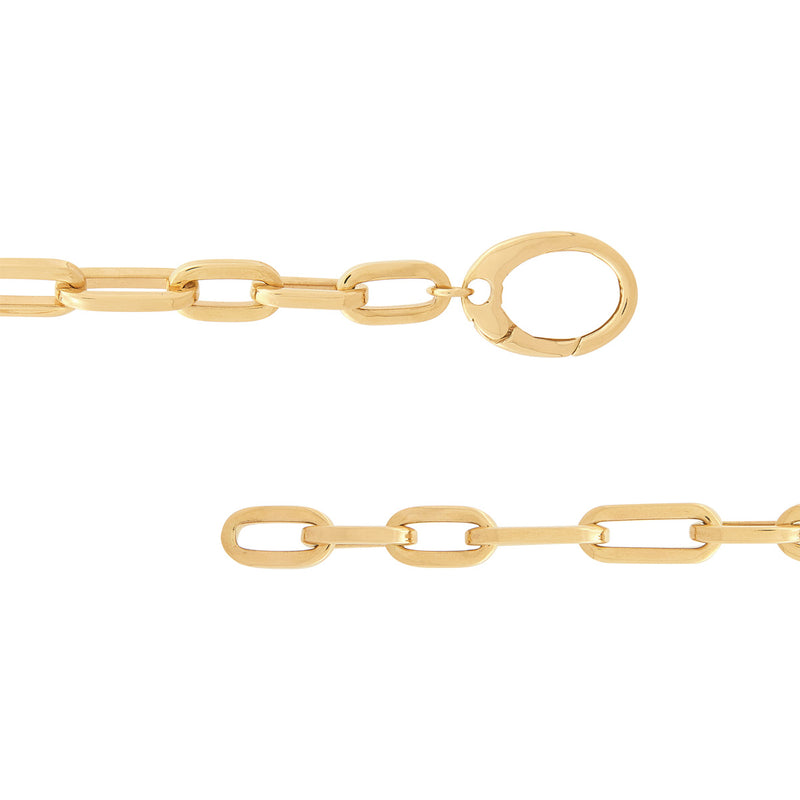 Topper Italia Gold Oval Link Bracelet