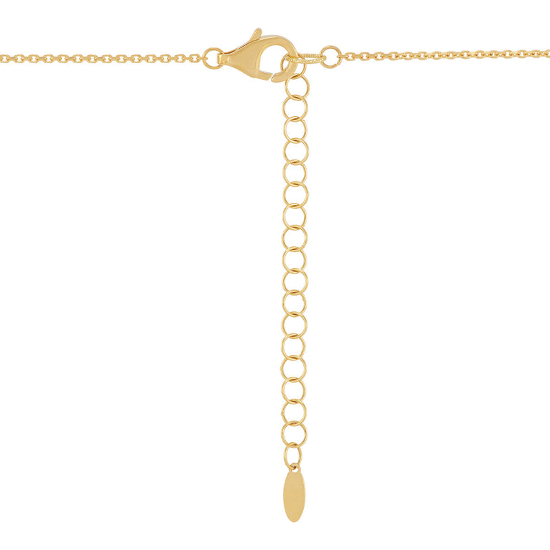 Topper Italia Gold Moveable Square Pendant Necklace