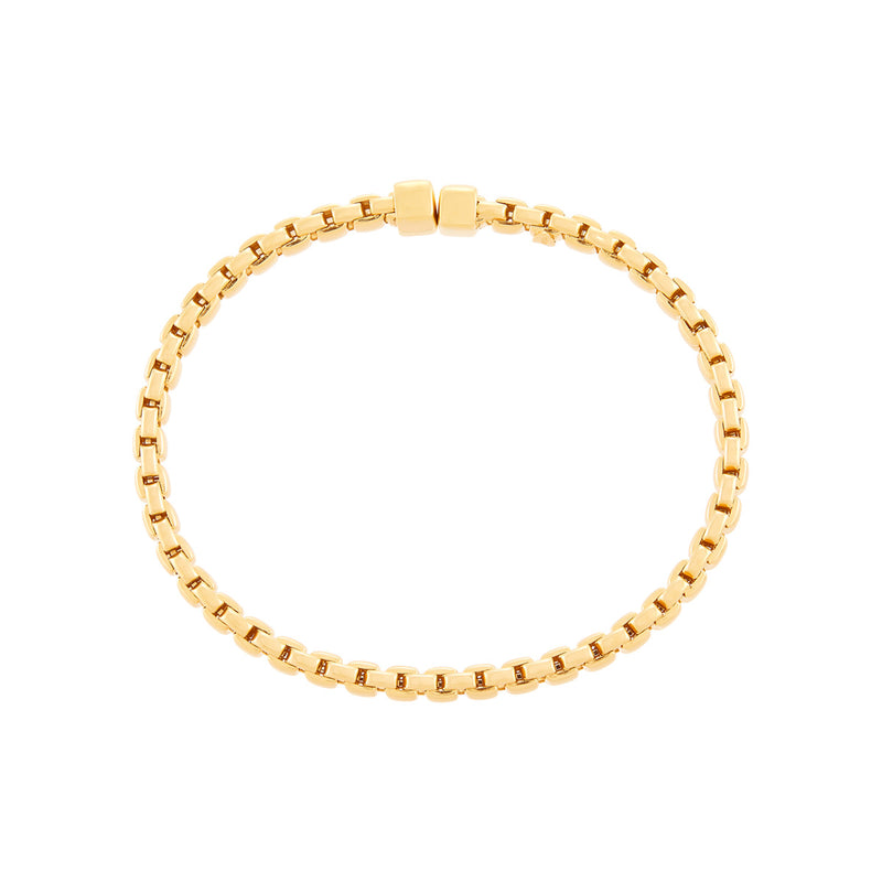 Topper Italia Gold Cuff Bangle Bracelet