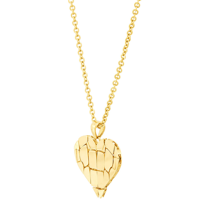 Topper Italia Gold Heart Pendant Necklace