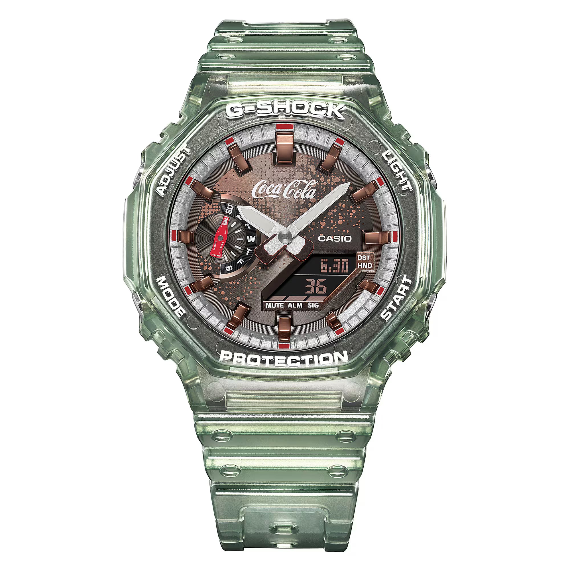 G-Shock 2100 Series Coca-Cola Bottle Green Special Edition GA2100CC-3A
