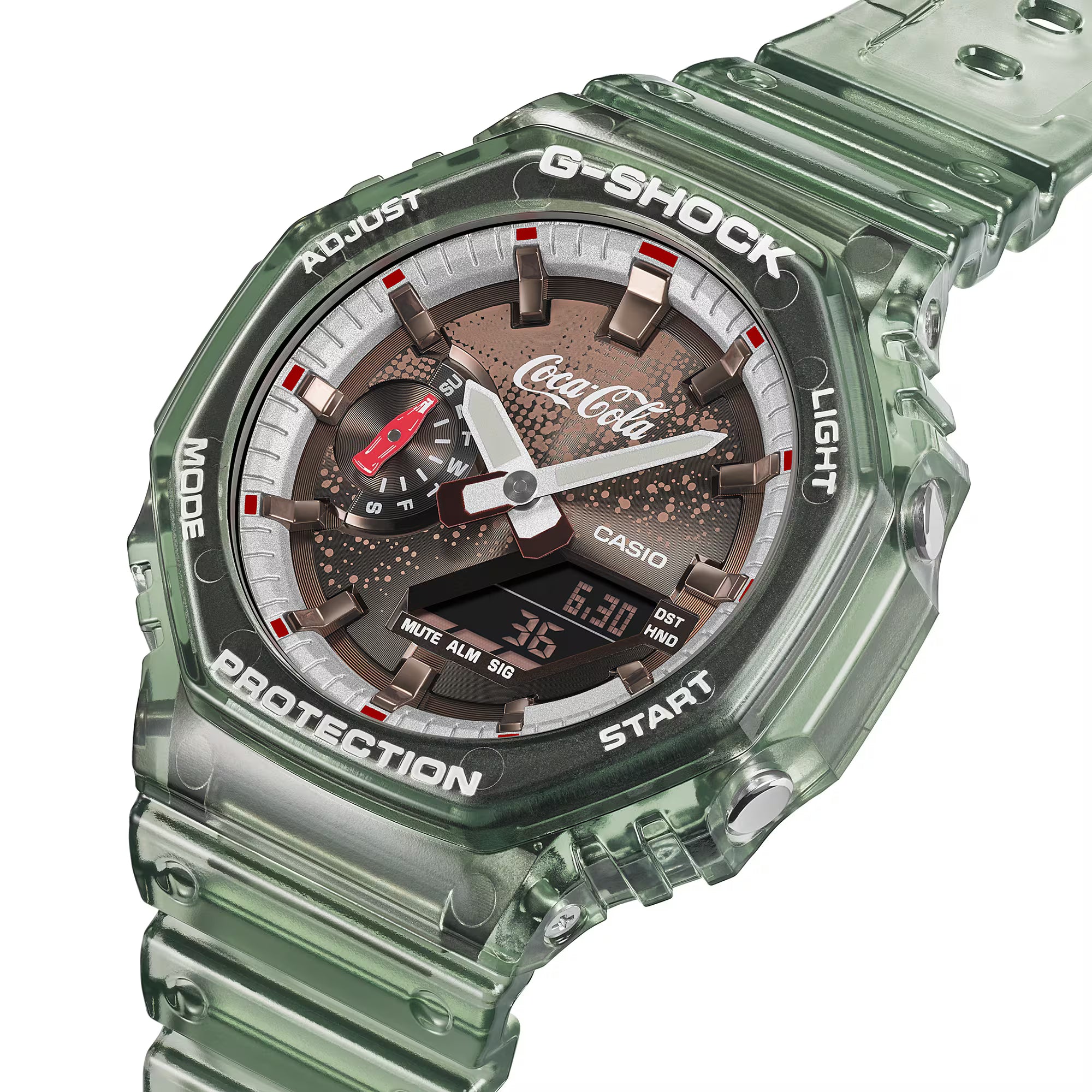 G-Shock 2100 Series Coca-Cola Bottle Green Special Edition GA2100CC-3A