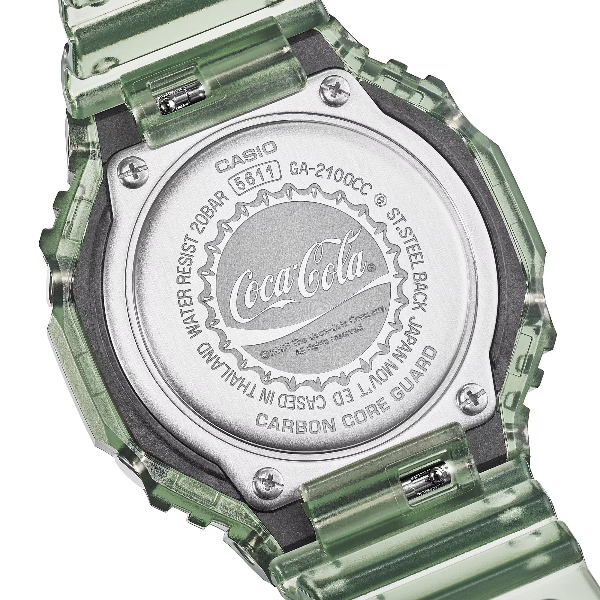 G-Shock 2100 Series Coca-Cola Bottle Green Special Edition GA2100CC-3A