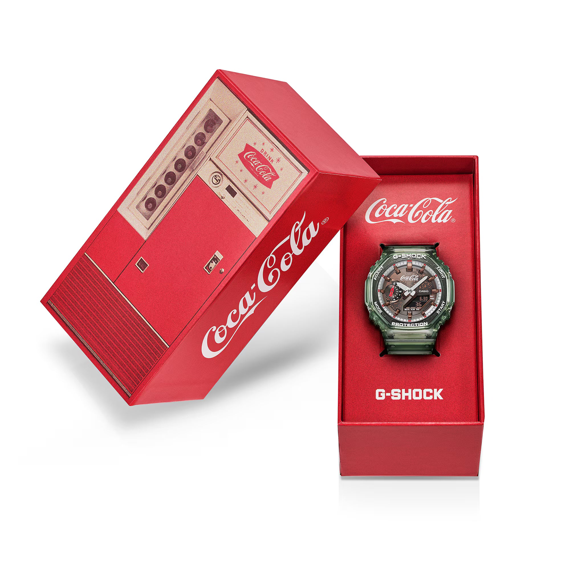 G-Shock 2100 Series Coca-Cola Bottle Green Special Edition GA2100CC-3A