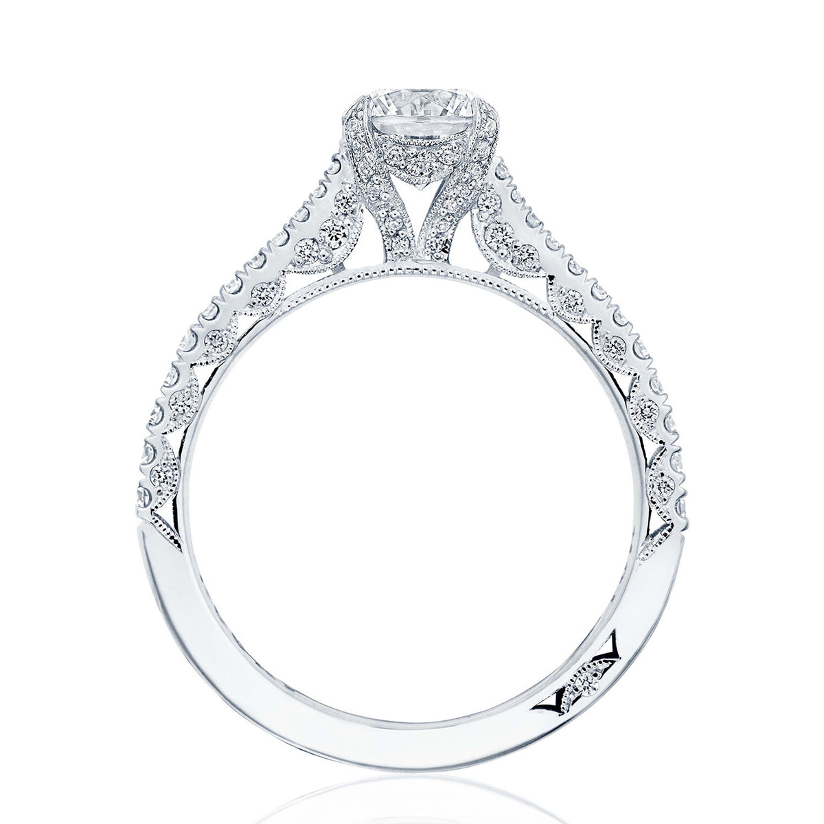 Tacori Petite Crescent Round Solitaire Engagement Ring