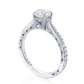 Tacori Petite Crescent Round Solitaire Engagement Ring