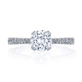 Tacori Petite Crescent Round Solitaire Engagement Ring