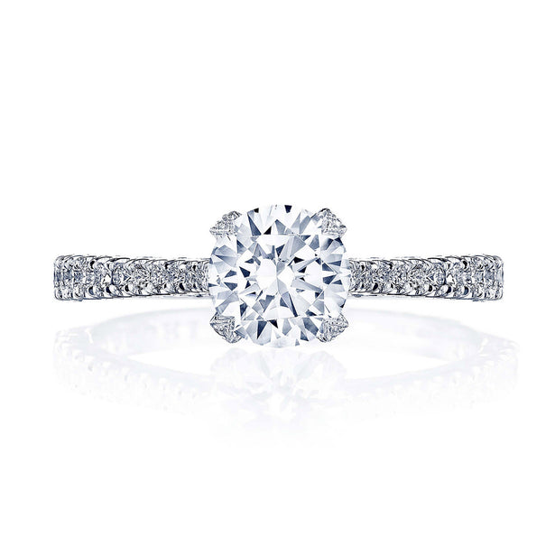 Tacori Petite Crescent Round Solitaire Engagement Ring