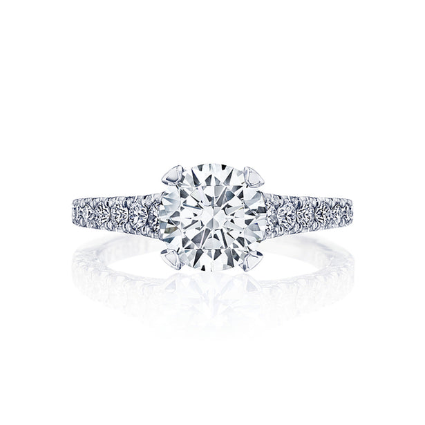 Tacori Petite Crescent Halfway Diamond Ring