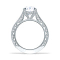 Tacori Classic Crescent Round Solitaire Engagement Ring