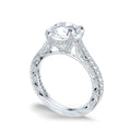 Tacori Classic Crescent Round Solitaire Engagement Ring