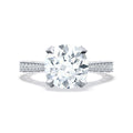 Tacori Classic Crescent Round Solitaire Engagement Ring
