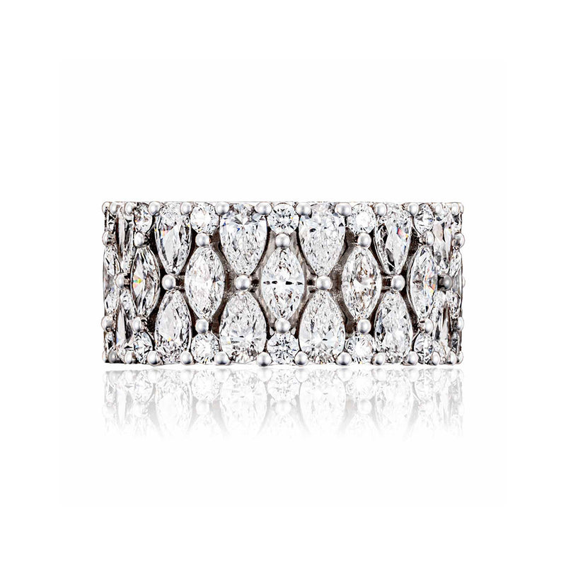 Tacori Marquise and Pear Diamond Band