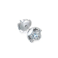 J'evar Certified Lotus Petals Diamond Stud Earrings