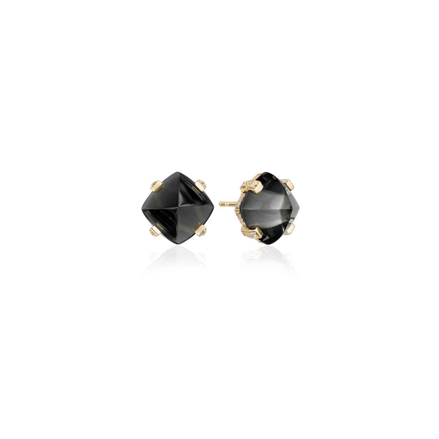 Goshwara Sugar Loaf Onyx Earrings