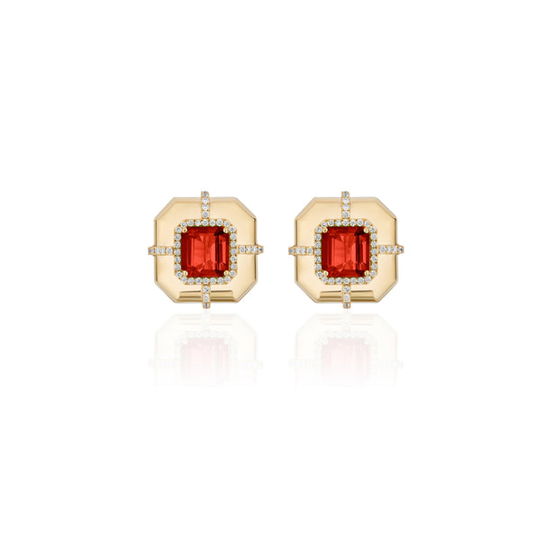 Goshwara Limited Edition Garnet Earrings