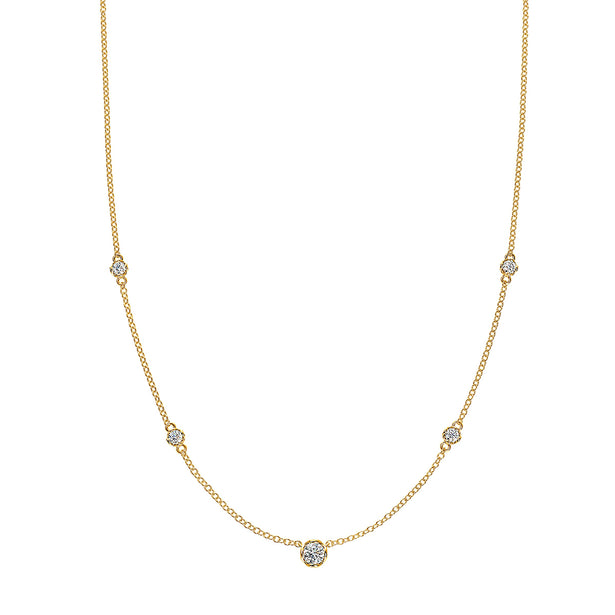 J'evar Lotus Petals By The Yard Necklace