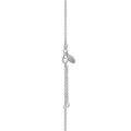 J'evar Lotus Petals Lariat Diamond Necklace