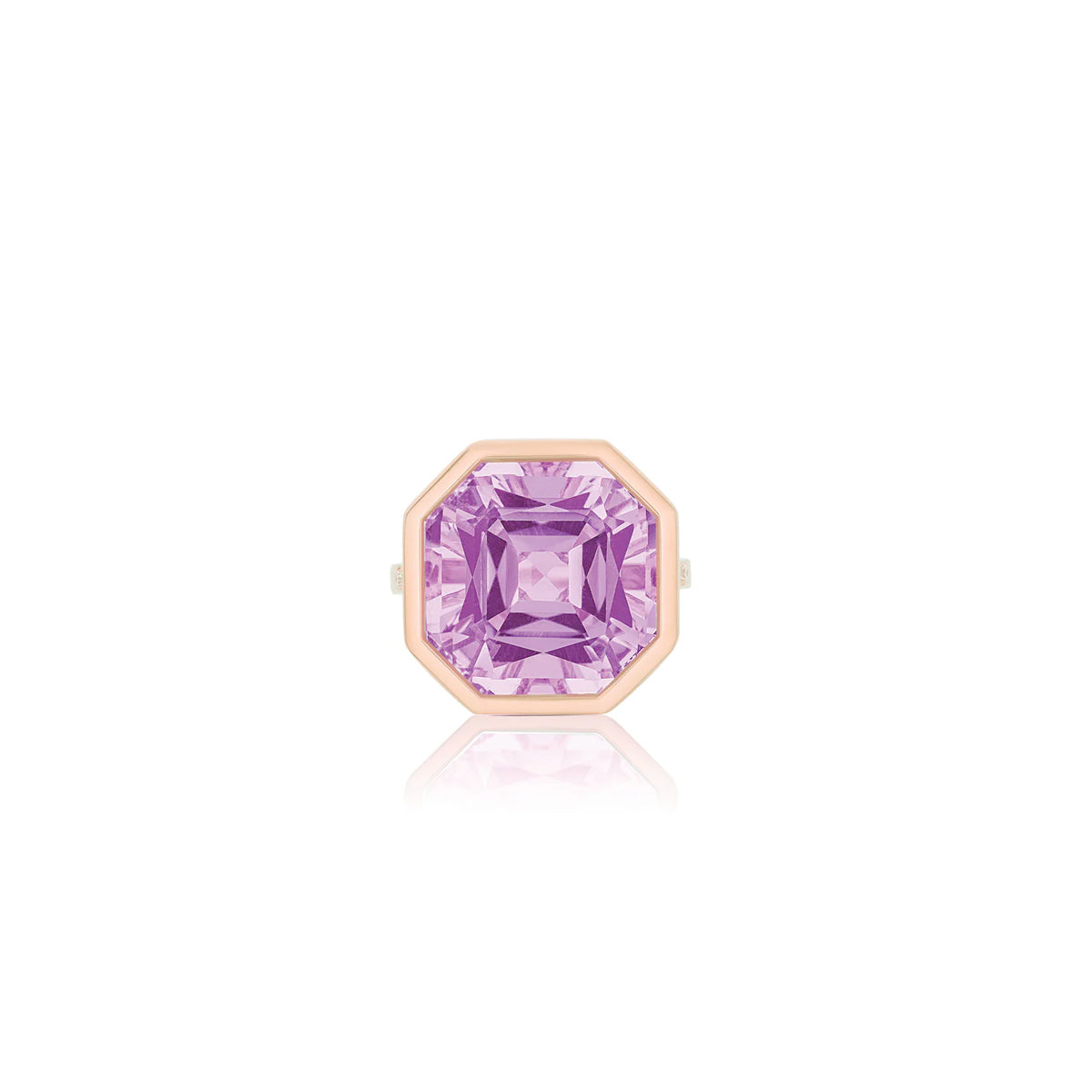 Goshwara Gossip Octagon Lavender Amethyst Ring