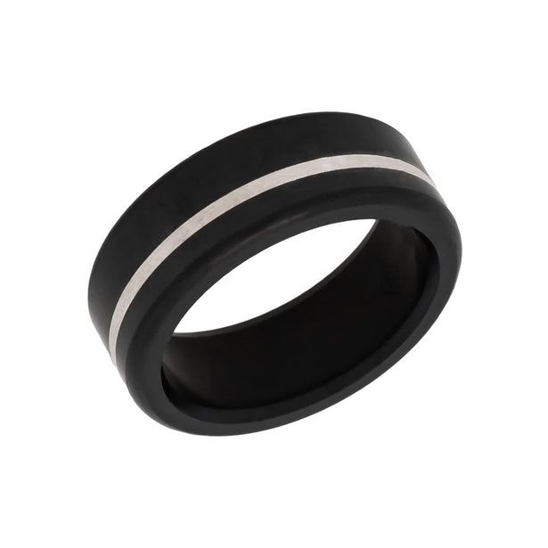 Elysium Black Diamond Kratos Offset Inlay Silver