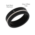 Elysium Black Diamond Kratos Offset Inlay Silver