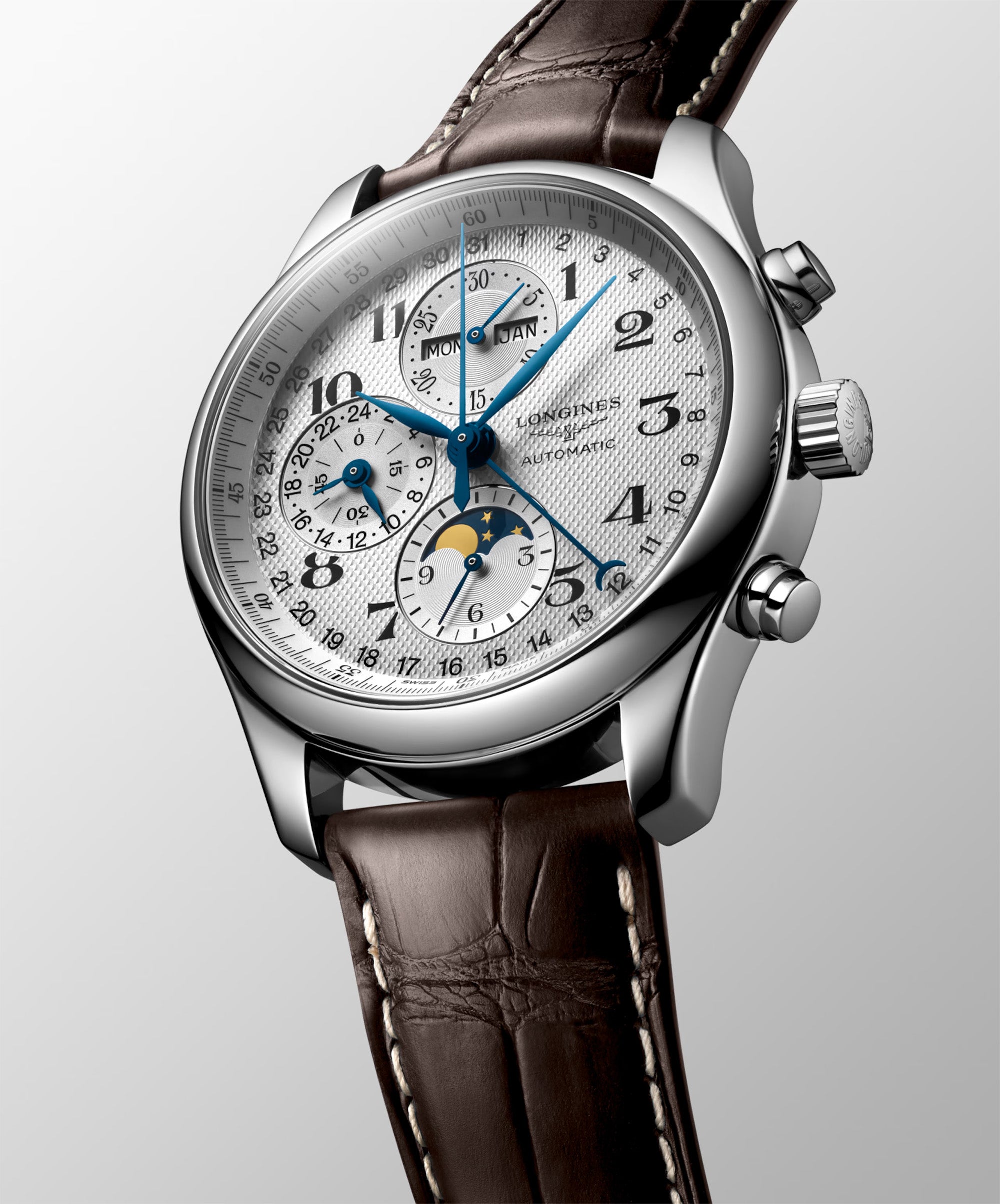 Longines Master Collection 42mm Chrono  Moonphase L2.773.4.78.3