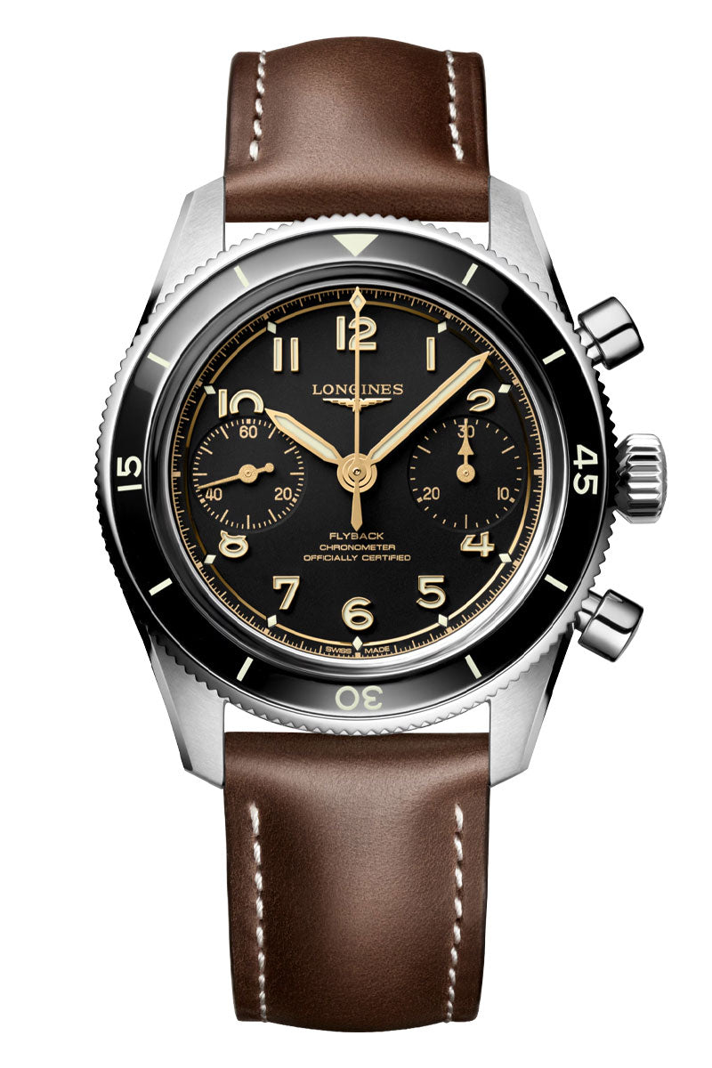 Longines Spirit Pilot 39mm Flyback Chronometer L3.721.4.53.2