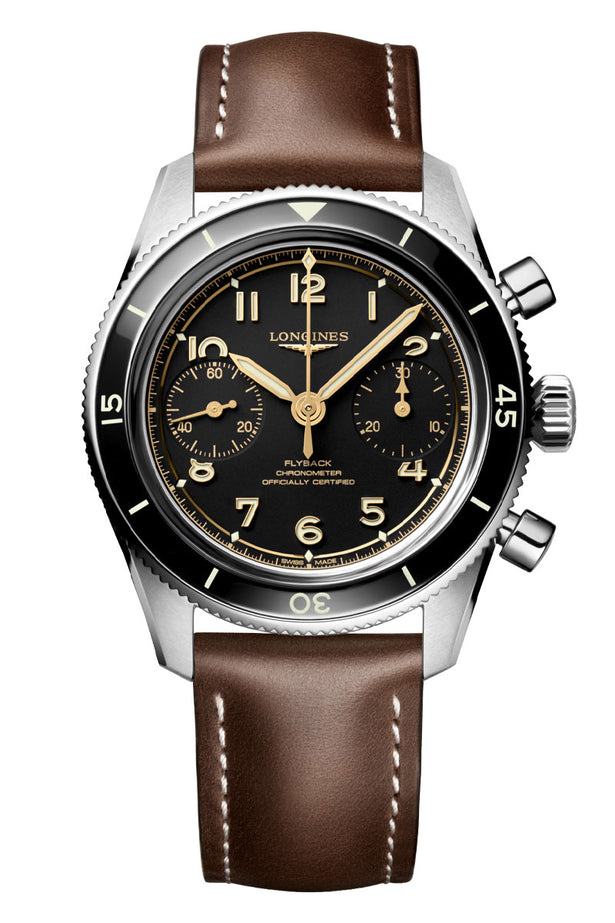 Longines Spirit Pilot 39mm Flyback Chronometer L3.721.4.53.2