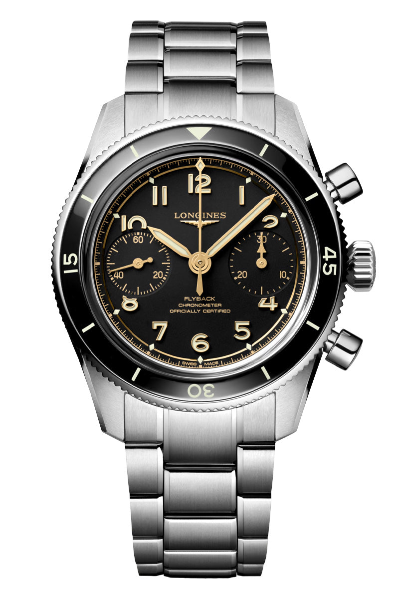 Longines Spirit Pilot 39mm Flyback Chronometer L3.721.4.53.6