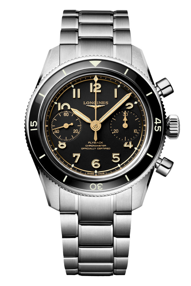 Longines Spirit Pilot 39mm Flyback Chronometer L3.721.4.53.6