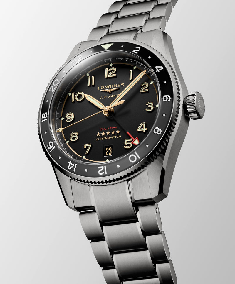 Longines Spirit Zulu Titanium GMT 39mm L3.802.1.53.6