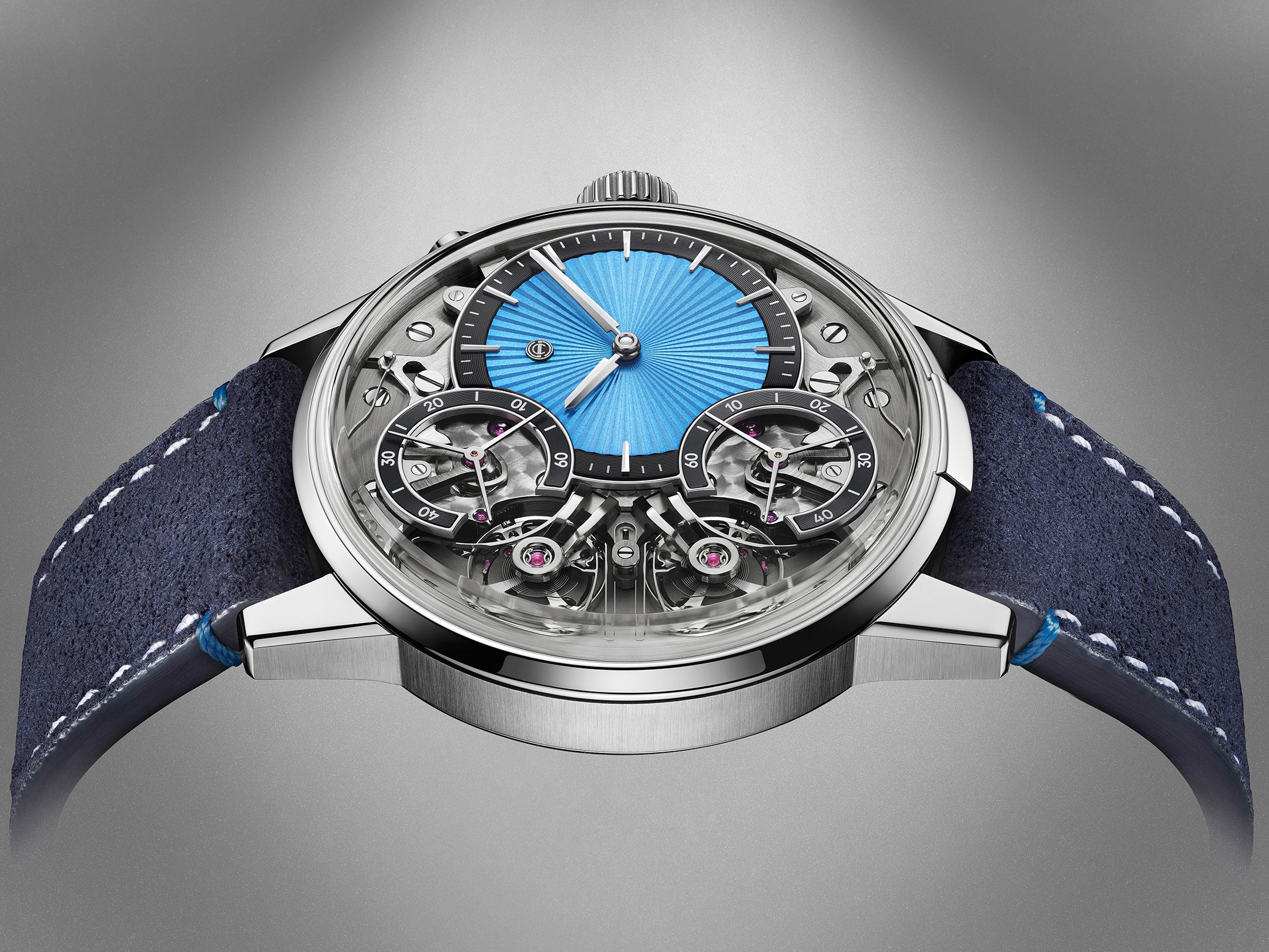 Armin Strom Resonance Mirrored Force Resonance Ice Blue Guilloché