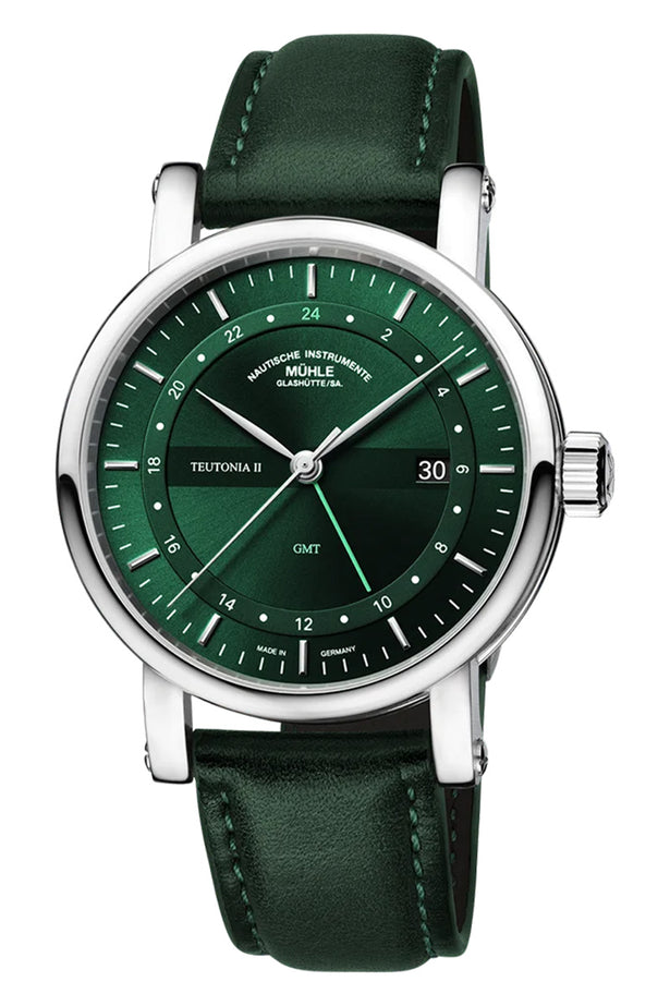 Mühle Glashütte Teutonia II GMT M1-33-96-LB-II
