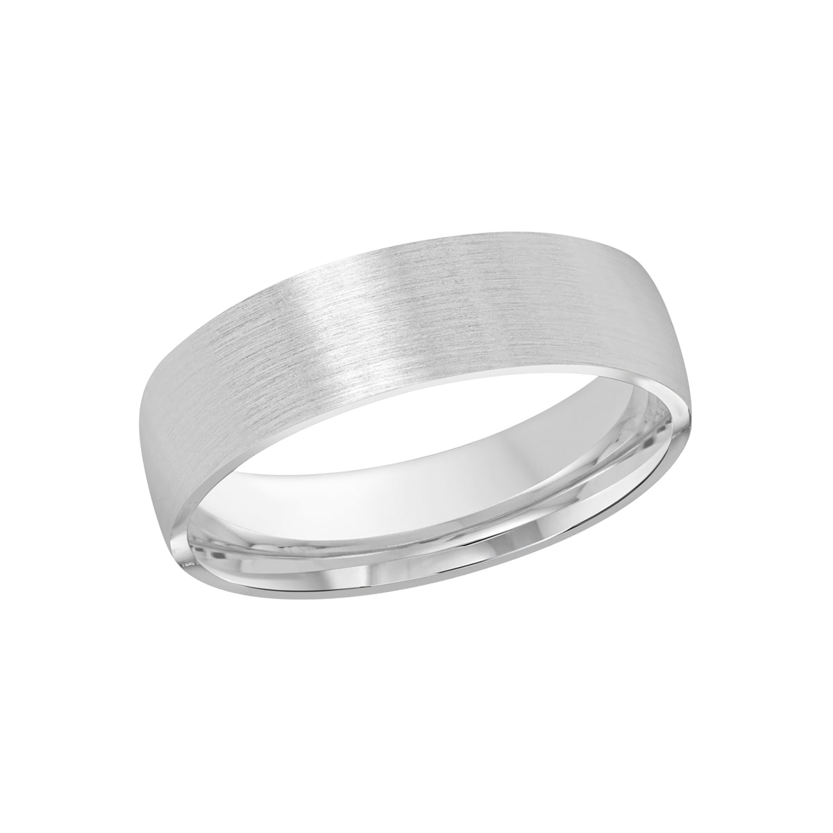 Malo White Gold Satin Finish Wedding Ring