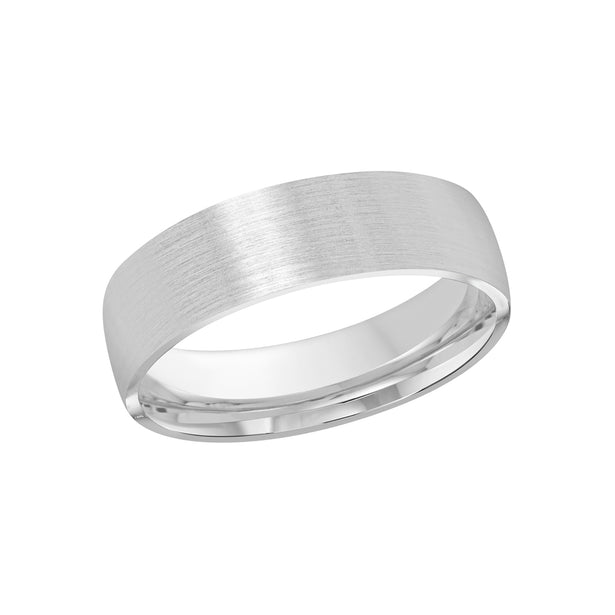 Malo White Gold Satin Finish Wedding Ring