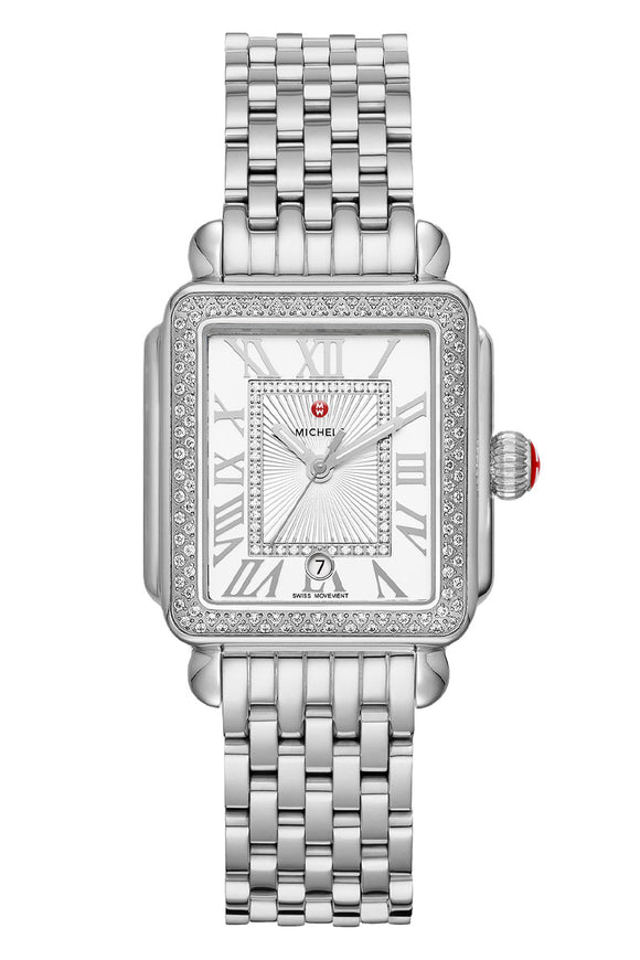 Michele Deco Madison Mid Stainless Diamond MWW06G000001