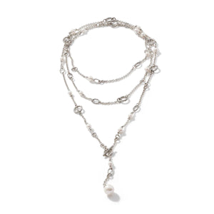 John Hardy Pearl Convertible Sautoir Necklace