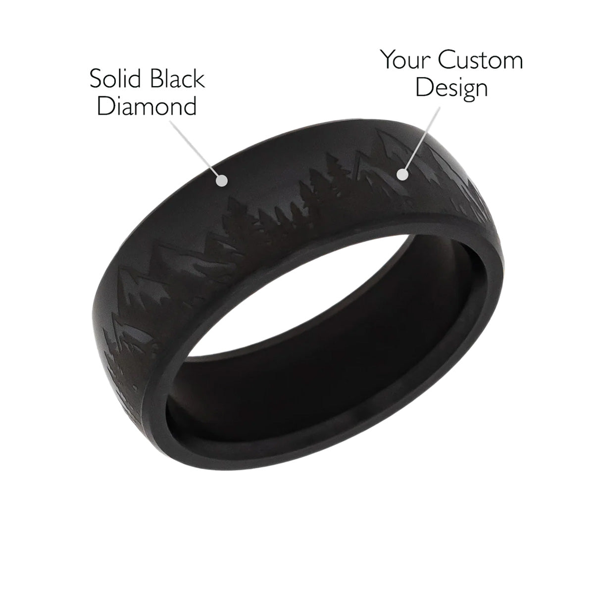 Elysium Black Diamond Nyx Custom Laser Engraving