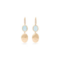 Marco Bicego Siviglia Earrings with Aquamarine & Diamond Hook