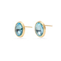 Marco Bicego Jaipur Color London Blue Topaz Stud Earrings Large