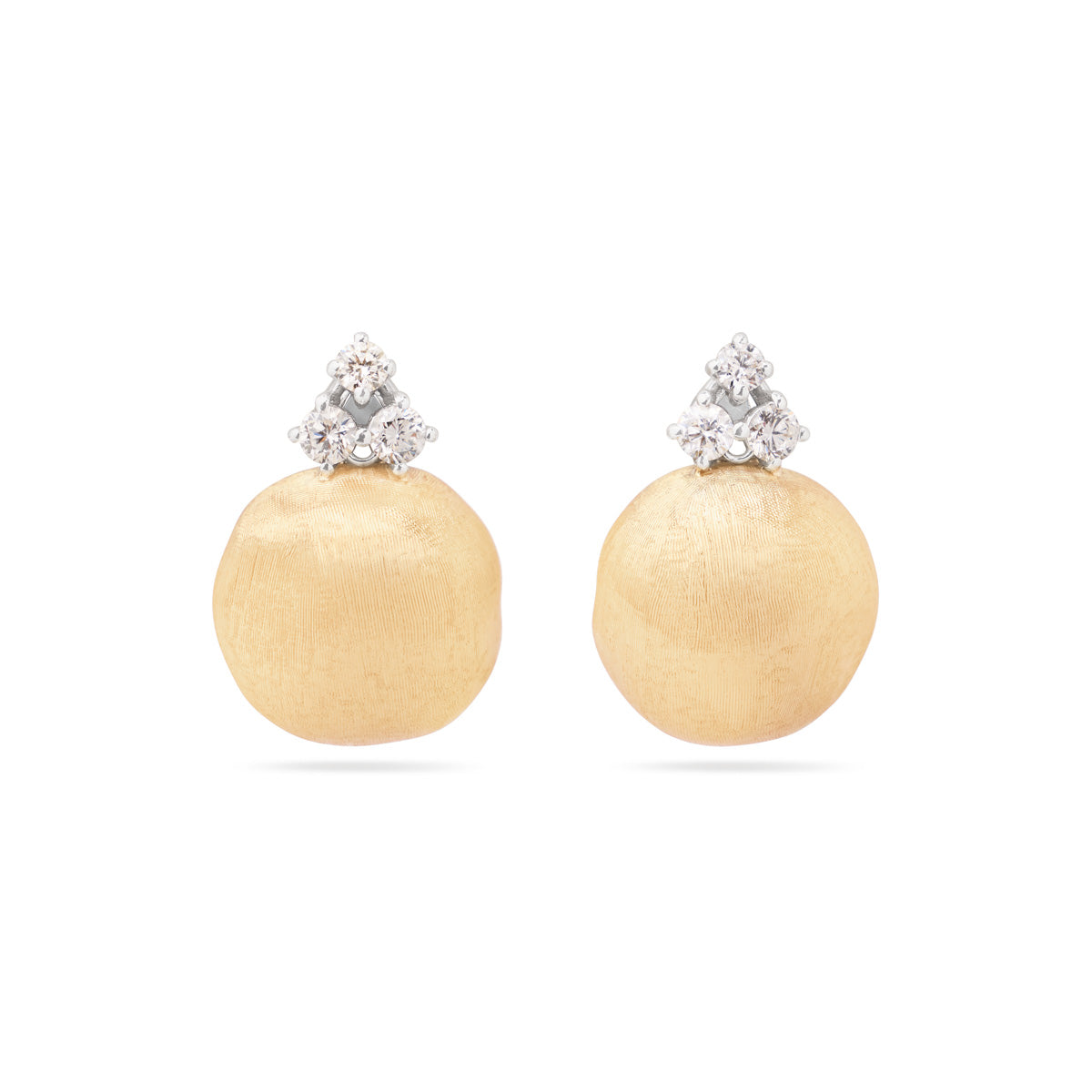 Marco Bicego Africa Stud Earrings With Diamonds