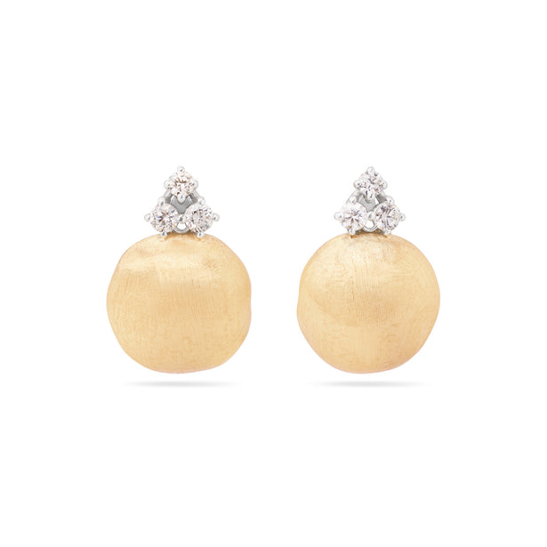 Marco Bicego Africa Stud Earrings With Diamonds