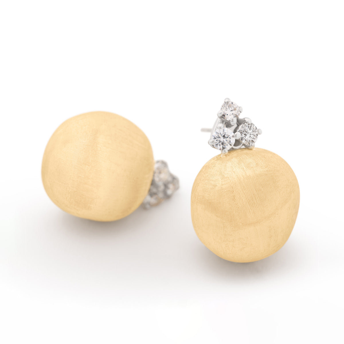 Marco Bicego Africa Stud Earrings With Diamonds