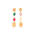 Marco Bicego Lunaria Mixed Tourmaline Drop Earrings
